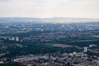 Frankenthal in the state Rhineland-Palatinate, Germany out of the air