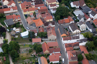 District Bobenheim in Bobenheim-Roxheim in the state Rhineland-Palatinate, Germany out of the air