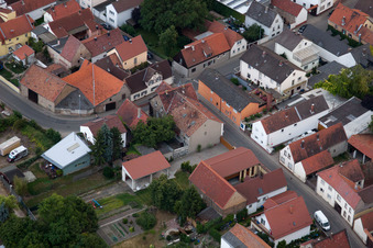 District Bobenheim in Bobenheim-Roxheim in the state Rhineland-Palatinate, Germany from above