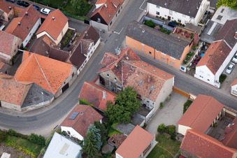 District Bobenheim in Bobenheim-Roxheim in the state Rhineland-Palatinate, Germany out of the air