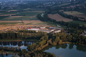 Industriestr in the district Roxheim in Bobenheim-Roxheim in the state Rhineland-Palatinate, Germany