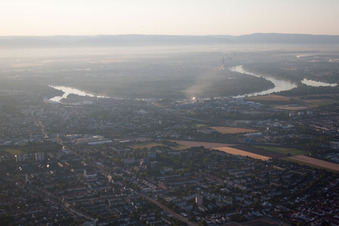 District Rheingönheim in Ludwigshafen am Rhein in the state Rhineland-Palatinate, Germany out of the air