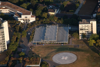 Oblique view of District Oggersheim in Ludwigshafen am Rhein in the state Rhineland-Palatinate, Germany