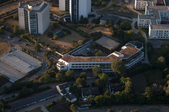 Oblique view of District Oggersheim in Ludwigshafen am Rhein in the state Rhineland-Palatinate, Germany