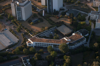 District Oggersheim in Ludwigshafen am Rhein in the state Rhineland-Palatinate, Germany out of the air