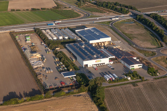 Homestead of a farm von Gemuese Renner V+V GmbH in Mutterstadt in the state Rhineland-Palatinate, Germany