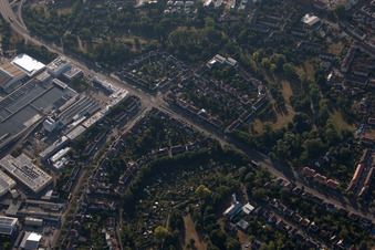Eckenerstr in the district Grünwinkel in Karlsruhe in the state Baden-Wuerttemberg, Germany