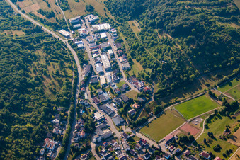 Siemensstr industrial area in the district Dietlingen in Keltern in the state Baden-Wuerttemberg, Germany