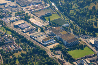 Bruno Bader on Adolf-Richter-Straße in the district Brötzingen in Pforzheim in the state Baden-Wuerttemberg, Germany