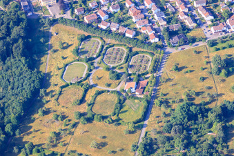 New Cemetery Büchenbronn in the district Büchenbronn in Pforzheim in the state Baden-Wuerttemberg, Germany