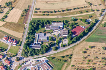 School building of the Verbandsschule in Biet Grand- and Hauptschule with factoryrealschule in Steinegg in the state Baden-Wurttemberg, Germany