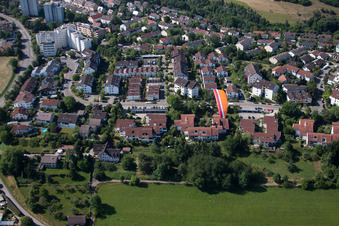 Leonberg in the state Baden-Wuerttemberg, Germany seen from above