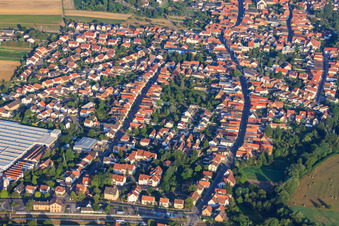 Gustav-Ullrich-Straße in Bellheim in the state Rhineland-Palatinate, Germany