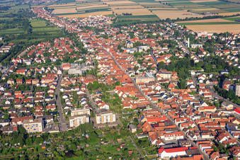 Rheinstraße Hauptstr in Kandel in the state Rhineland-Palatinate, Germany
