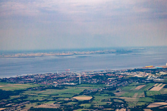 Elbe estuary in Cuxhaven in the state Lower Saxony, Germany