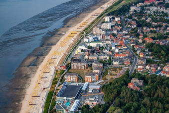 Beach Palace in the district Duhnen in Cuxhaven in the state Lower Saxony, Germany