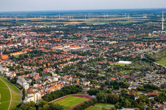 From the northwest in the district Döse in Cuxhaven in the state Lower Saxony, Germany