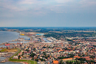 Grimmershörn beach, North Bay in Cuxhaven in the state Lower Saxony, Germany