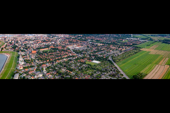 Shore areas on the sandy beach of the North Sea outdoor pool Döse in the district Döse in Cuxhaven in the state Lower Saxony, Germany