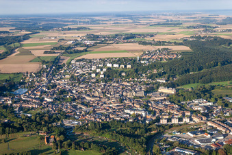City view of the city area of in Eu in Normandie, France