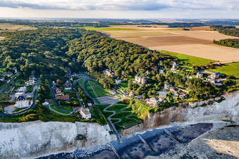 Cise Cliff in Ault in the state Somme, France
