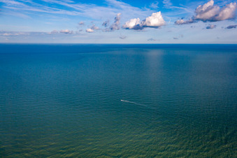 Channel in Ault in the state Somme, France