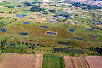 Lanchères in the state Somme, France out of the air
