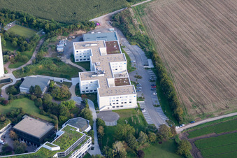 Aerial view of BG Accident Clinic in the district Oggersheim in Ludwigshafen am Rhein in the state Rhineland-Palatinate, Germany