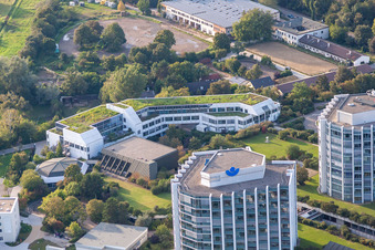 Aerial photograpy of BG Accident Clinic in the district Oggersheim in Ludwigshafen am Rhein in the state Rhineland-Palatinate, Germany