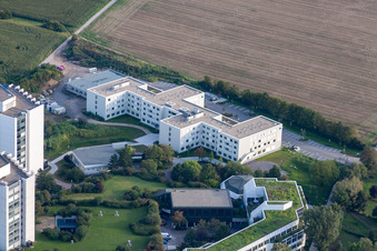 BG Accident Clinic in the district Oggersheim in Ludwigshafen am Rhein in the state Rhineland-Palatinate, Germany from the drone perspective