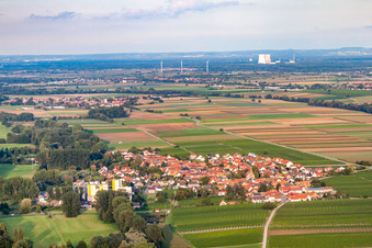 Freimersheim in the state Rhineland-Palatinate, Germany out of the air