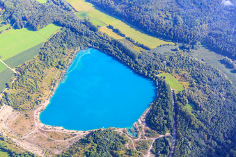 Shore areas at the Binninger Seee of the Binninger Ried in the district Binningen in Hilzingen in the state Baden-Wuerttemberg, Germany