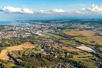 Village on the banks of the area Lake Constance in the district Waldsiedlung in Reichenau in the state Baden-Wurttemberg, Germany
