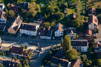 District Wollmatingen in Konstanz in the state Baden-Wuerttemberg, Germany seen from above
