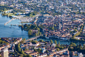 Rheinsteig in Konstanz in the state Baden-Wuerttemberg, Germany