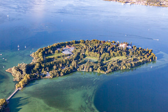 Lake Island Mainau im Bodensee in Konstanz in the state Baden-Wurttemberg
