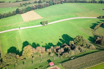 UL airfield Mittelfischach in Bühlertann in the state Baden-Wuerttemberg, Germany