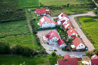 At Narrenberg in Hergersweiler in the state Rhineland-Palatinate, Germany out of the air