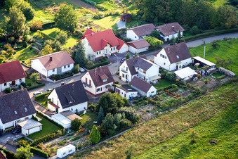 Aerial photograpy of Mühlstr in Barbelroth in the state Rhineland-Palatinate, Germany