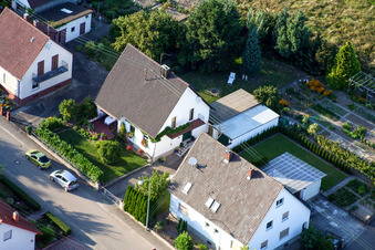 Mühlstr in Barbelroth in the state Rhineland-Palatinate, Germany from a drone