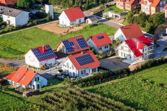 Bird's eye view of At Narrenberg in Hergersweiler in the state Rhineland-Palatinate, Germany