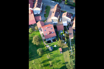 Eichstr in Minfeld in the state Rhineland-Palatinate, Germany from the drone perspective