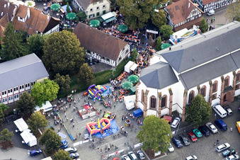 City Festival, Market Square in Kandel in the state Rhineland-Palatinate, Germany