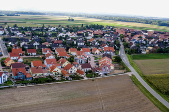 Aerial photograpy of In the Bannholz in the district Hayna in Herxheim bei Landau in the state Rhineland-Palatinate, Germany