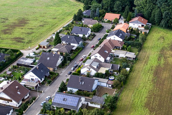 Waldstr in Erlenbach bei Kandel in the state Rhineland-Palatinate, Germany out of the air