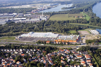 Maximilian Center retail park in the district Maximiliansau in Wörth am Rhein in the state Rhineland-Palatinate, Germany