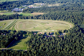 Racetrack racecourse - trotting in Elsass in Grand Est, France