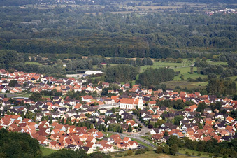 From the southwest in Mothern in the state Bas-Rhin, France