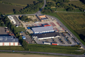 Industrial area in the district Freistett in Rheinau in the state Baden-Wuerttemberg, Germany