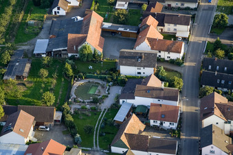 Aerial view of S'Swede in the district Urloffen in Appenweier in the state Baden-Wuerttemberg, Germany